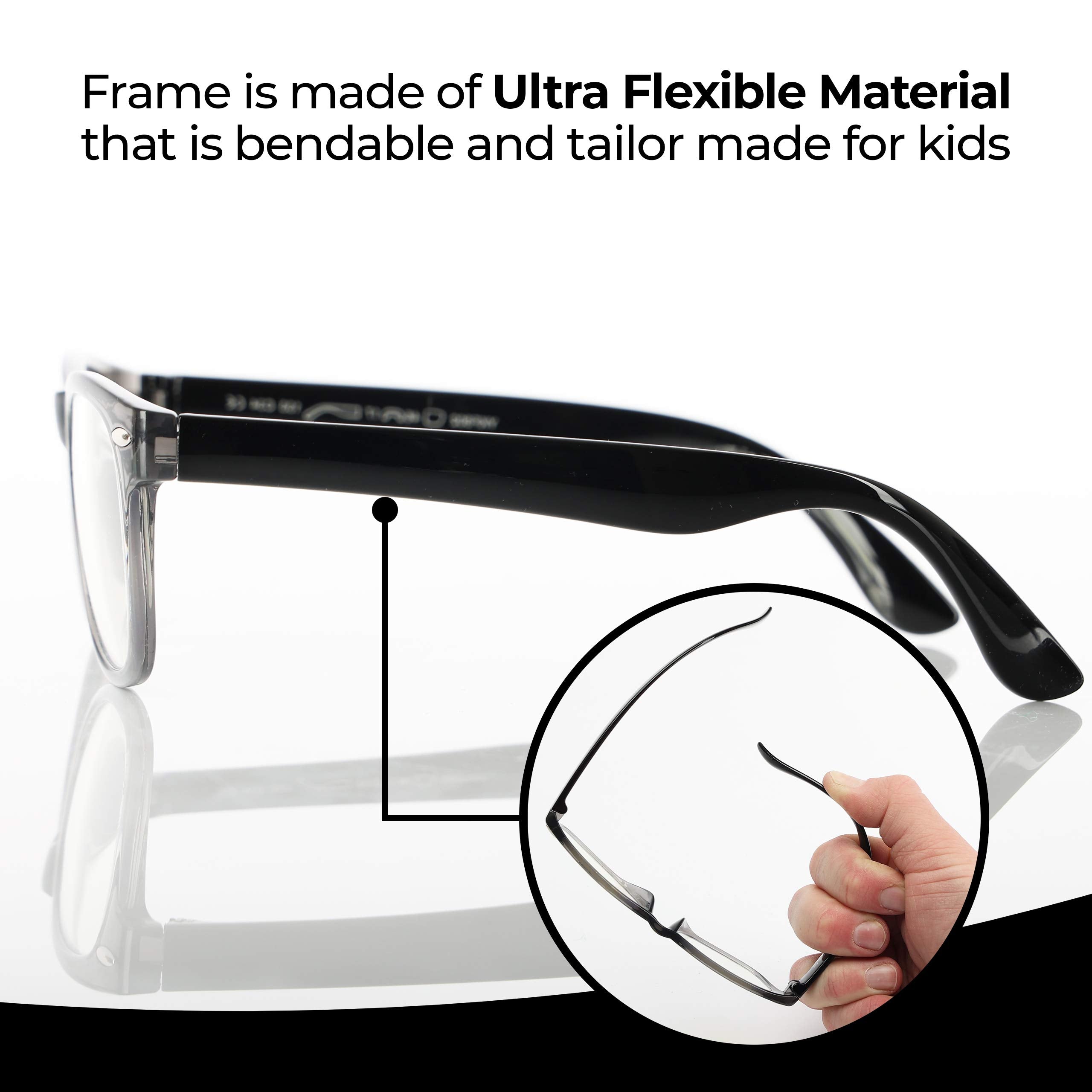 GALVANOX Ava and Ethan lightweight glasses shown at 20 grams