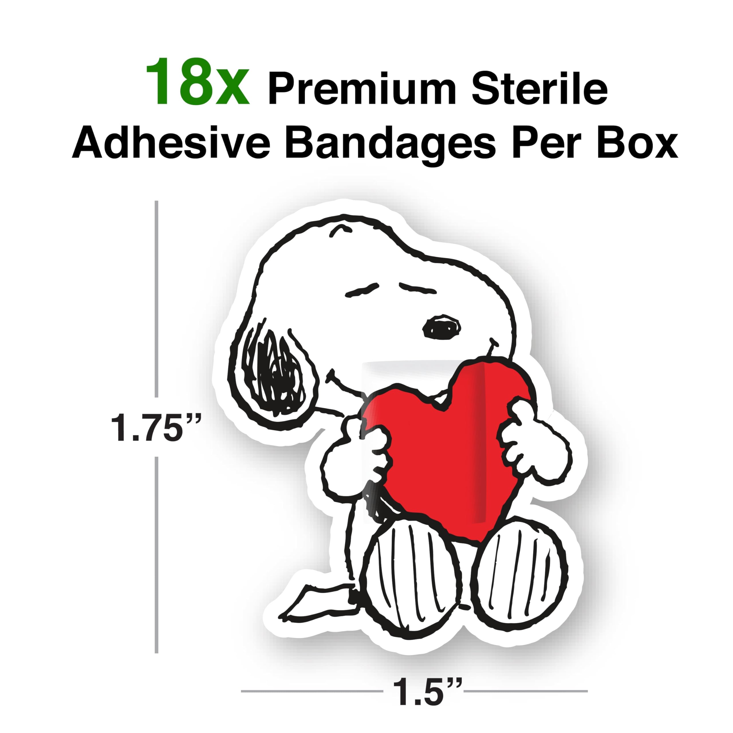 Curitas GAMAGO Snoopy con diseño Peanuts para protección rápida de rasguños en niños.