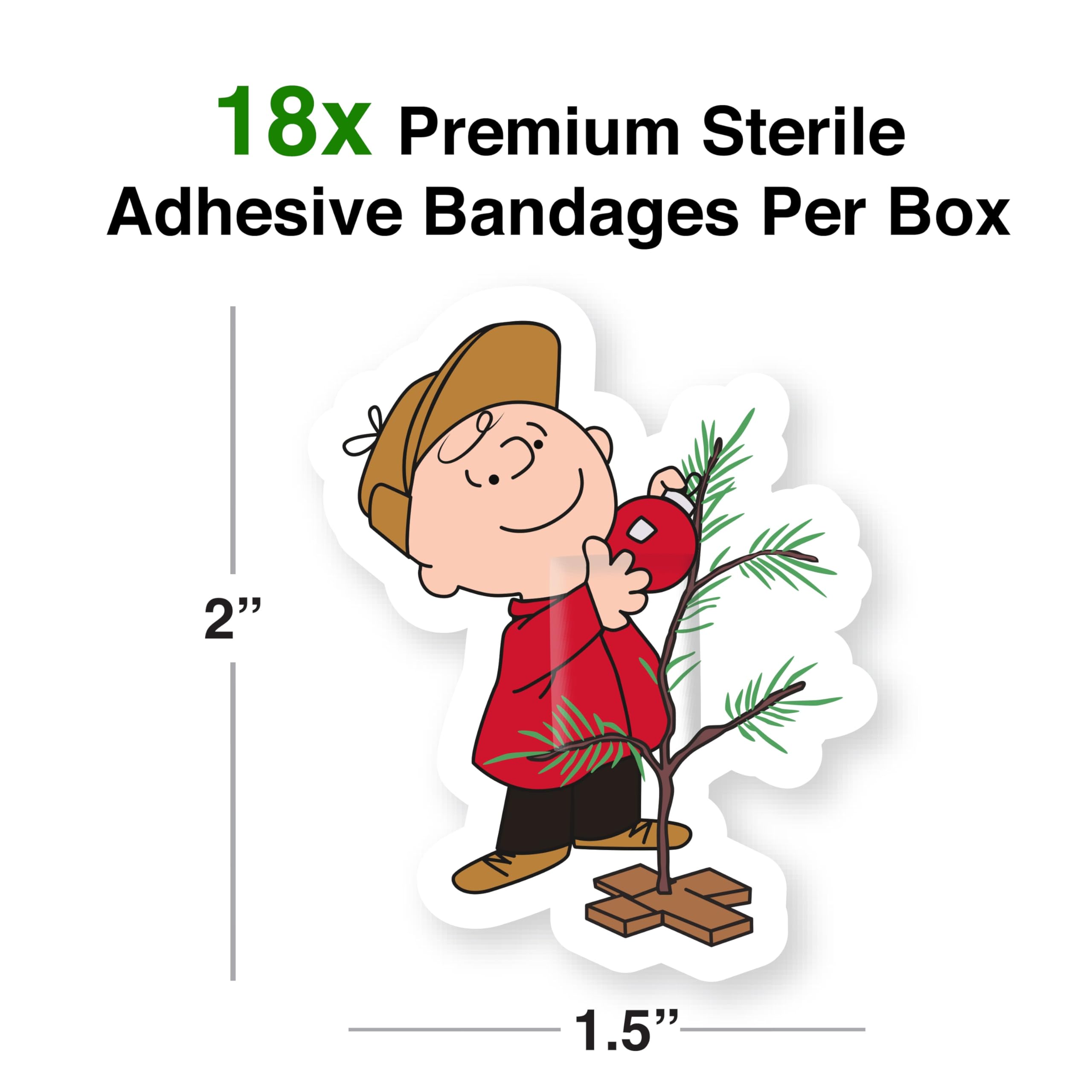 Envase individual GAMAGO Charlie Brown Navidad, fácil de transportar para cualquier ocasión.