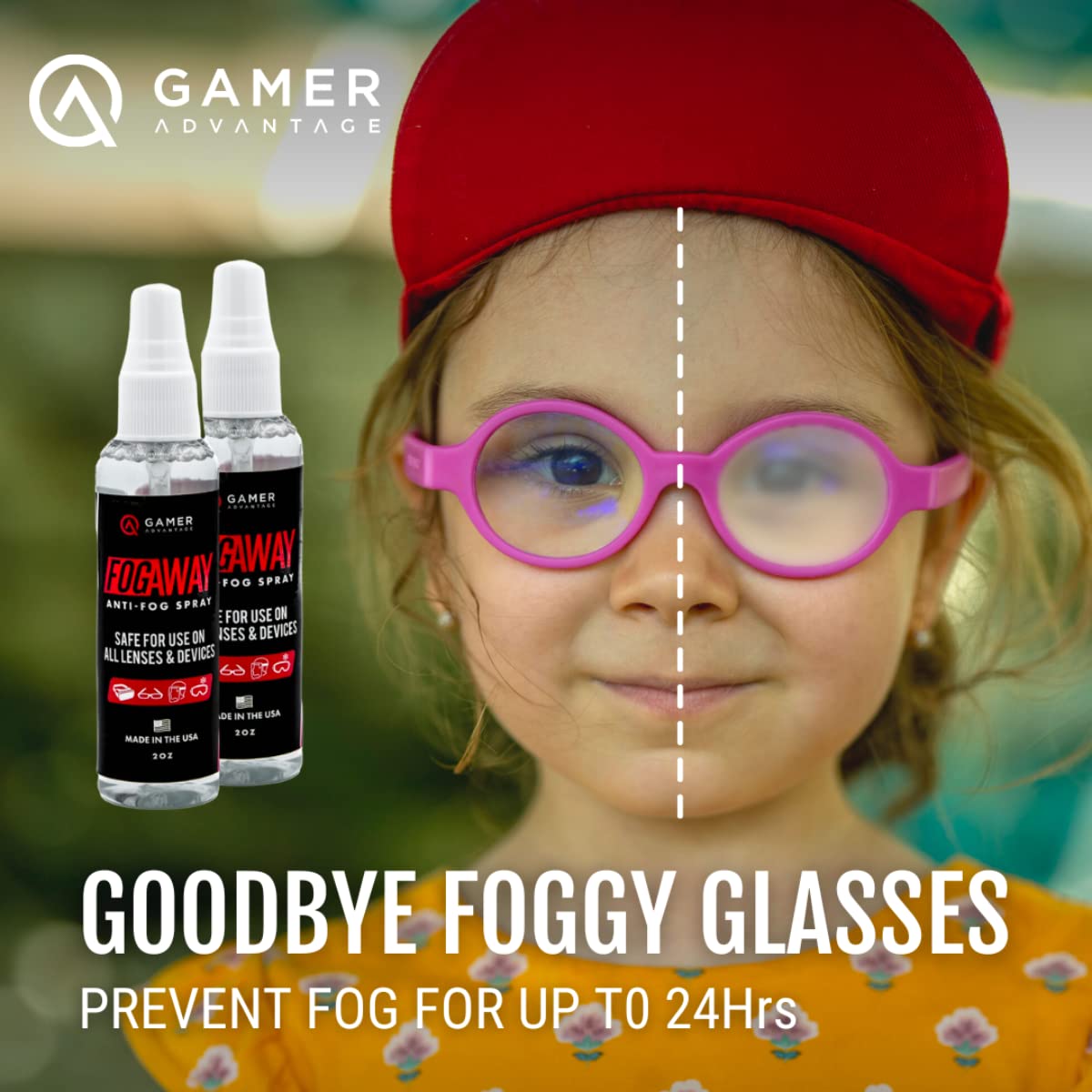 Gamer Advantage FogAway electronics screens safe and mist-free