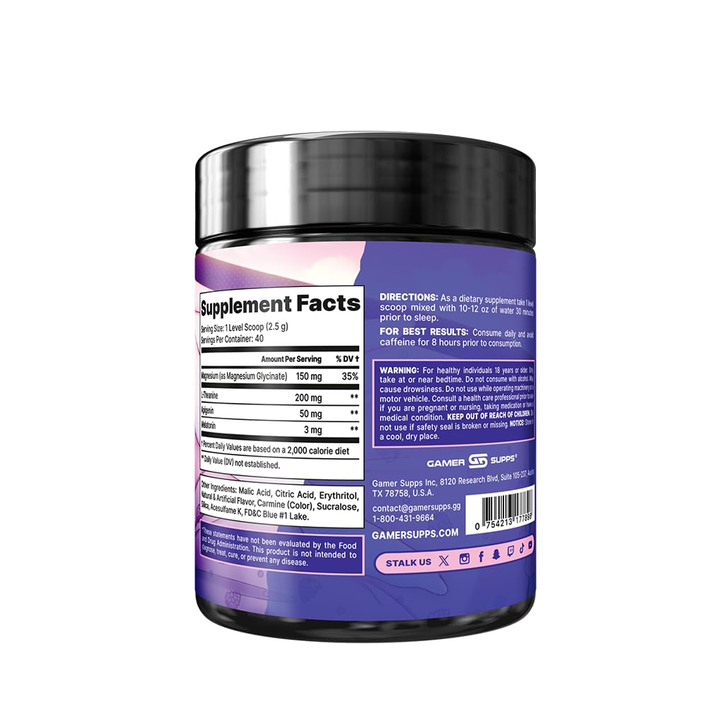 Gamer Supps AFK+ grape packaging emphasizes keto-friendly, zero sugar