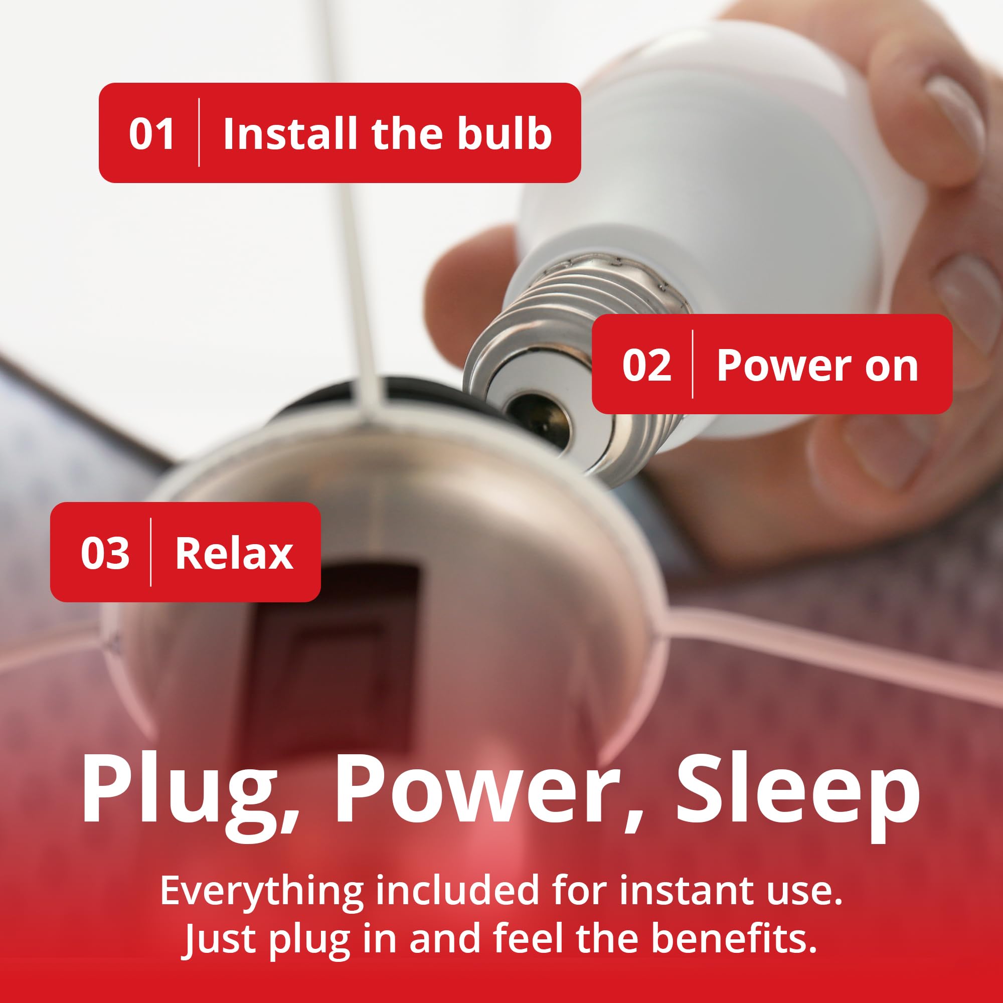 Gamma Revive no flicker technology promotes comfortable lighting without eye strain
