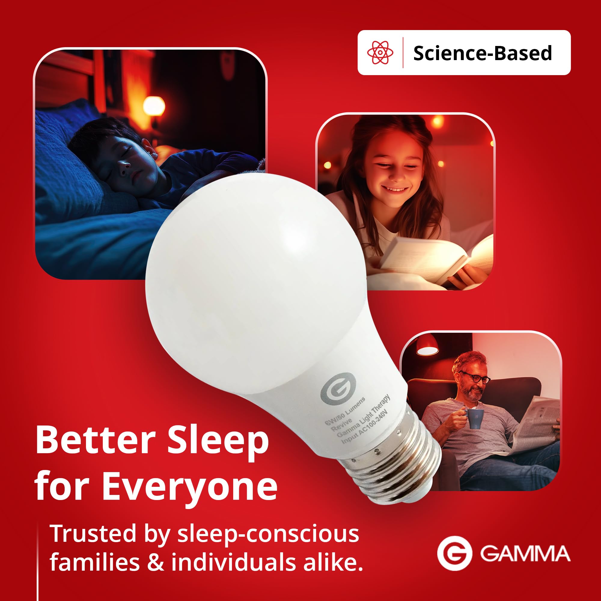 Gamma Revive nursery bedtime ambience creates a soft soothing environment
