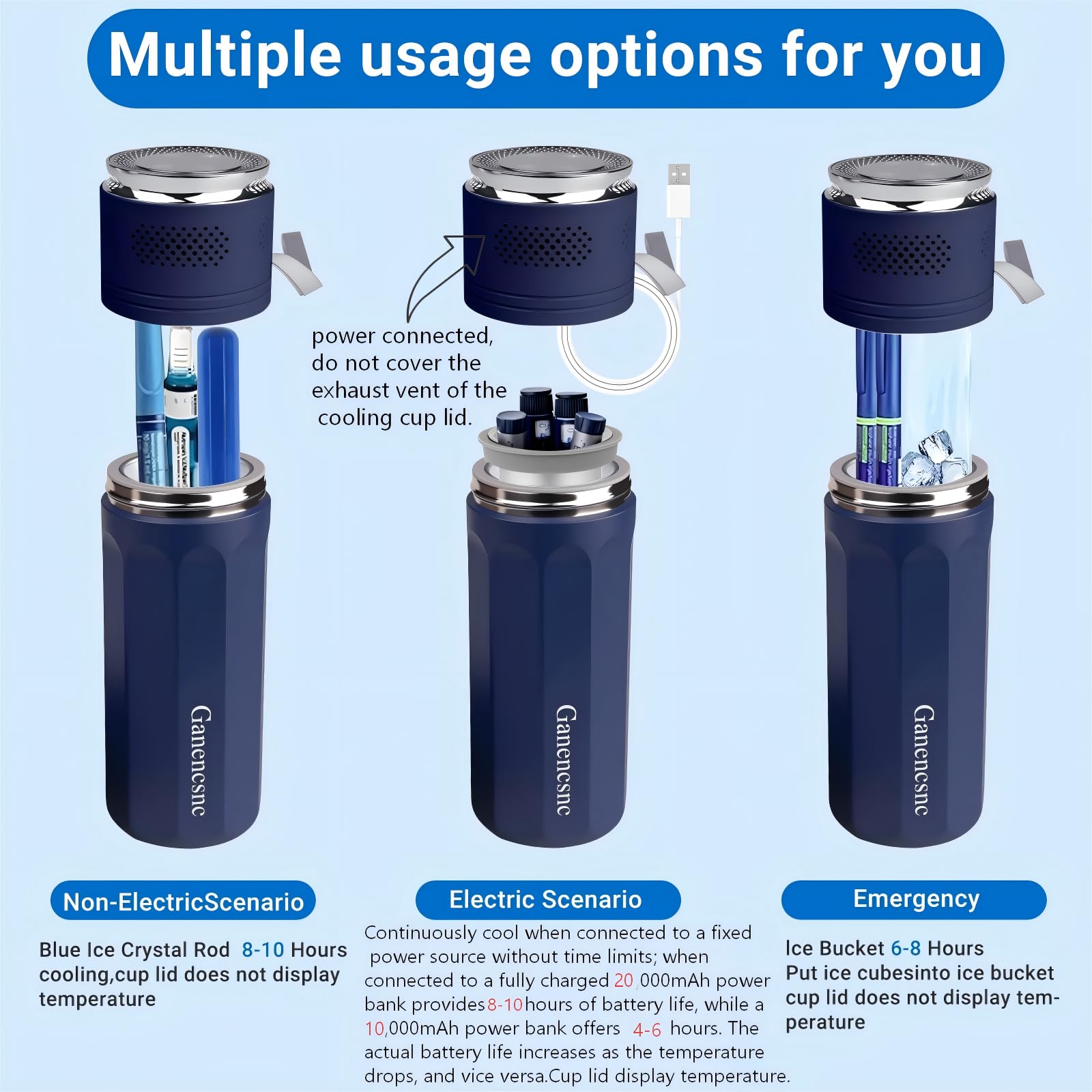 Ganencsnc backpack attachment for hands-free travel case