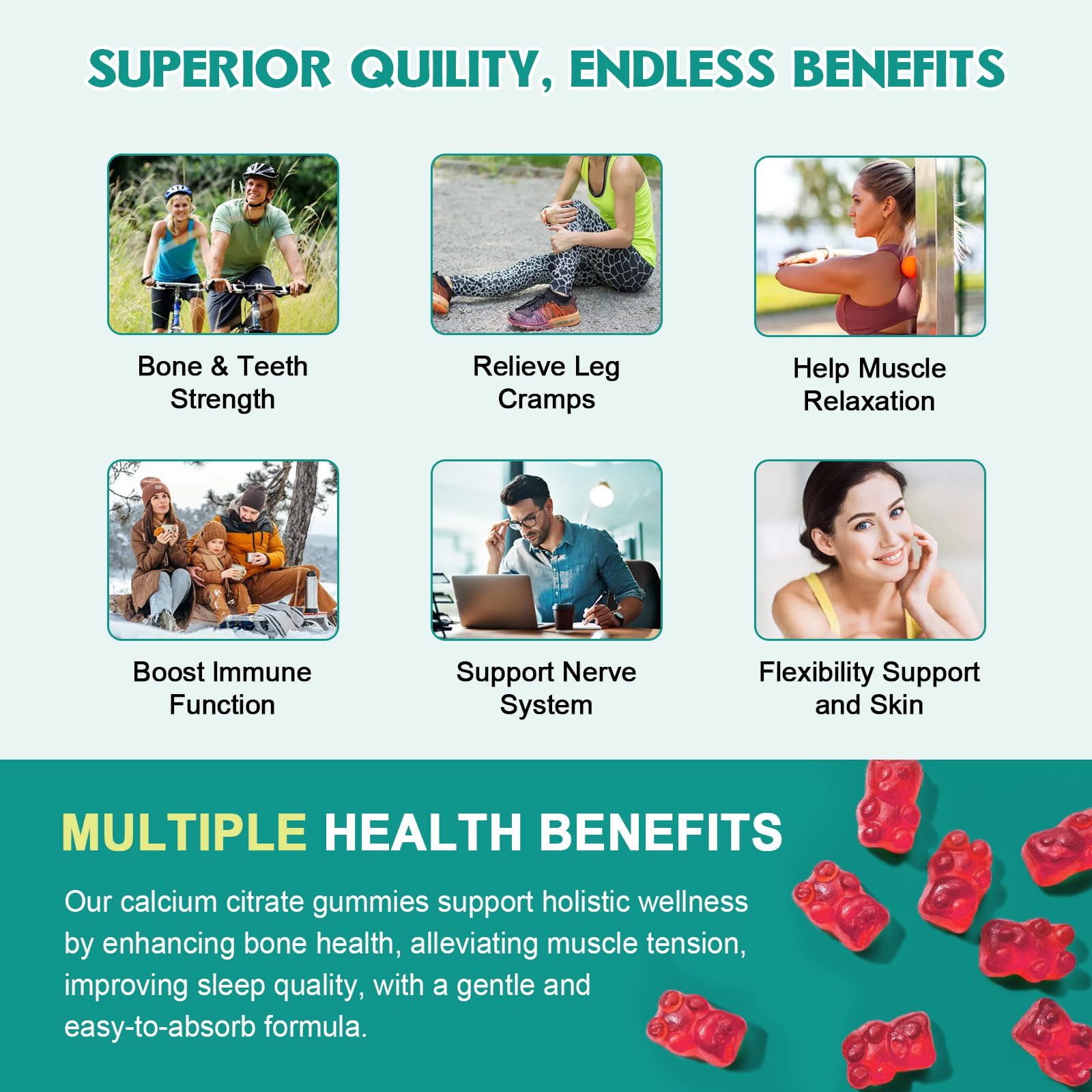 GAOLISHEN vegan gluten-free gummy label showcases clean ingredients.