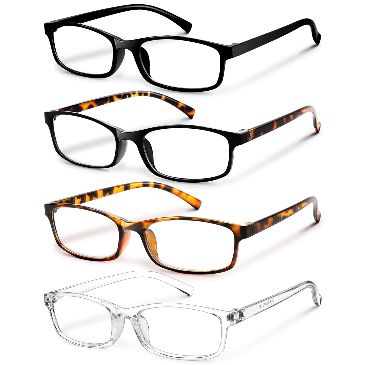 Gaoye 1.0 reading glasses with blue light blocking lenses for screen time.