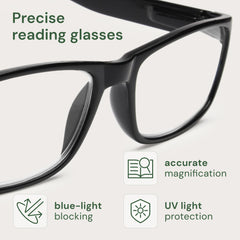 Gaoye rectangle-frame readers for comfortable desk reading