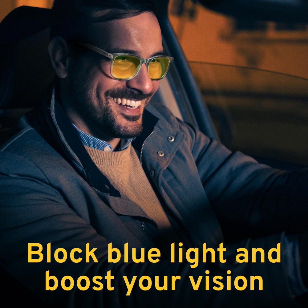 Gaoye 3-pack blue light glasses convenient set for multiple outfits.