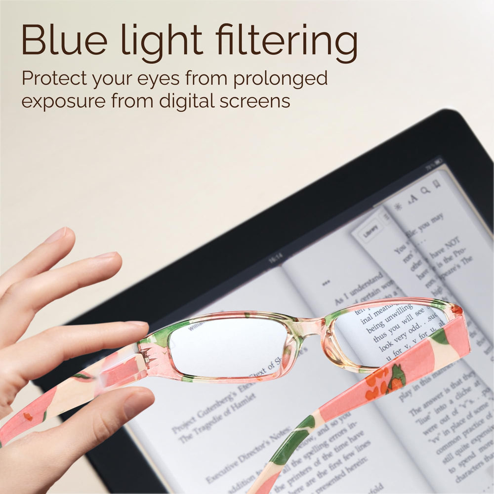 Gaoye UV400 protection shields eyes from light indoors and outdoors.