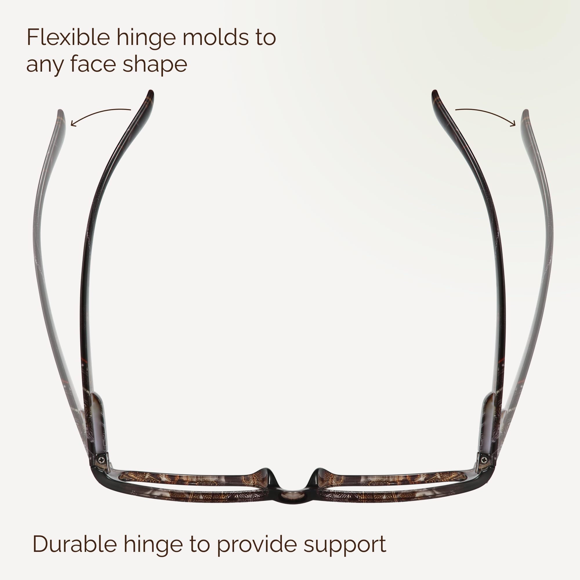 Gaoye spring-hinge frames offer flexible, secure fit for daily wear.