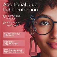 Gaoye amber-tinted anti-reflective lenses reduce glare while staying clear