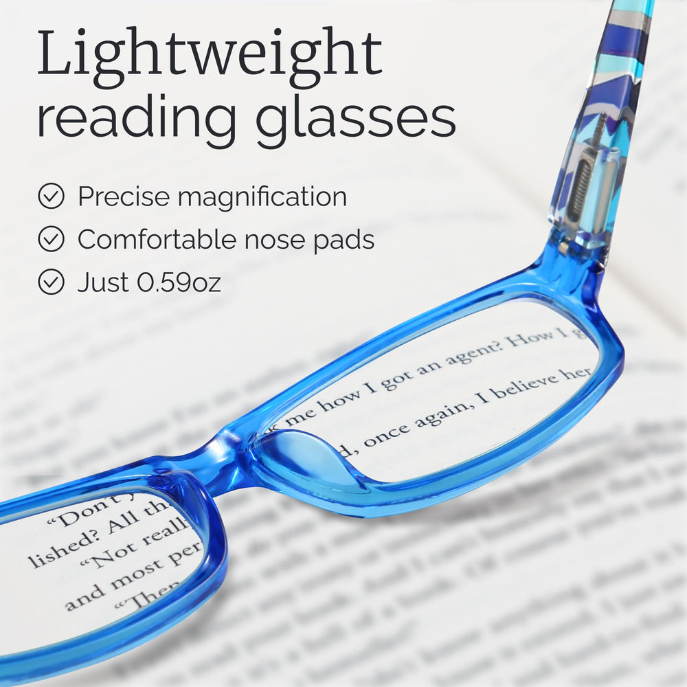 Gaoye anti-blue-light lenses close-up, easing screen viewing during work or study.