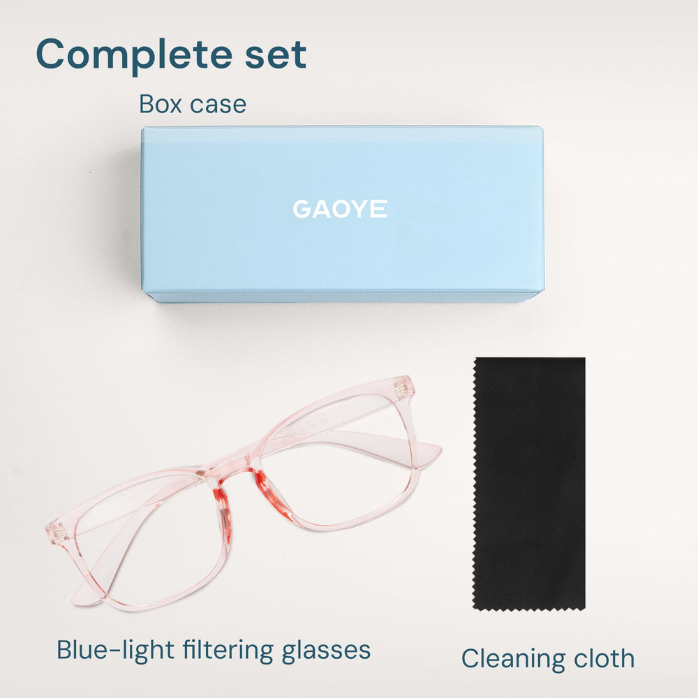 Gaoye glasses featuring anti-reflective coating reducing glare and preserving colors