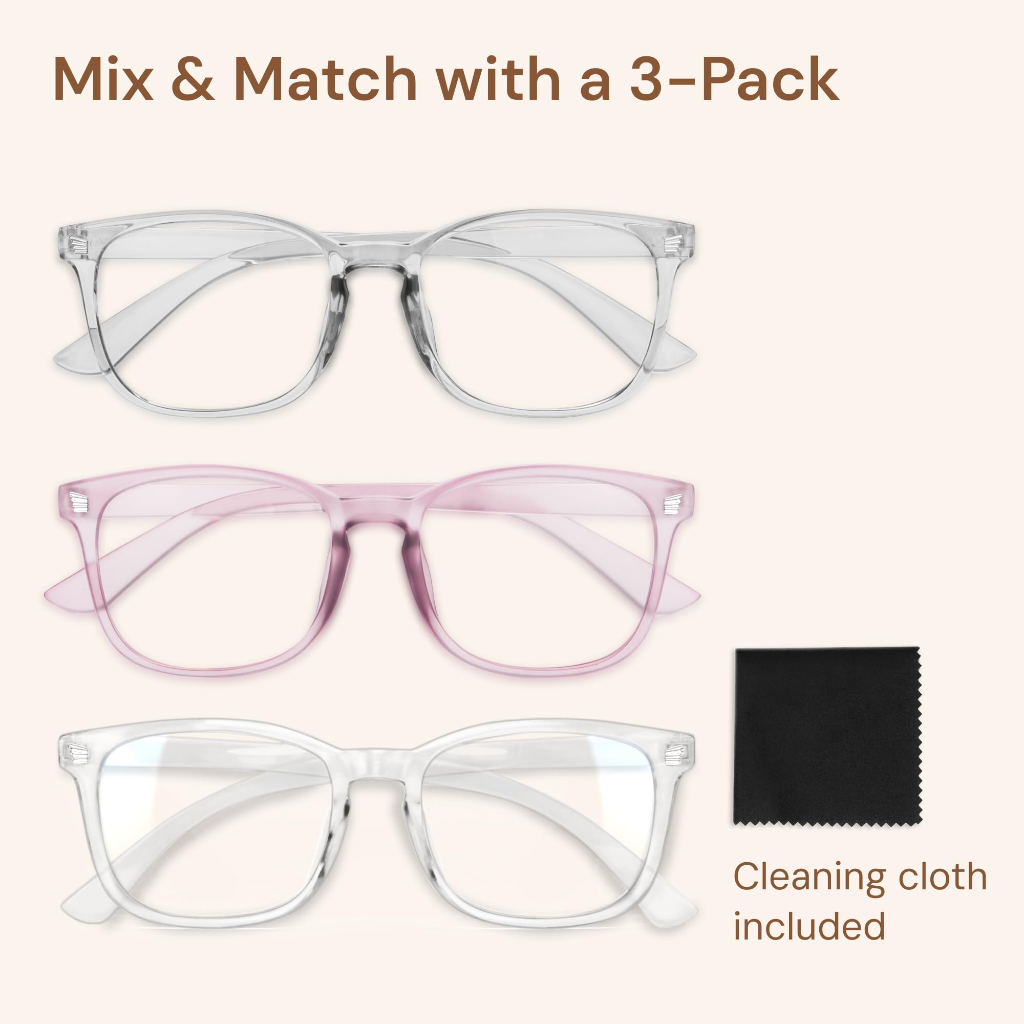 Gaoye anti reflective lens, high transparency for true colors.