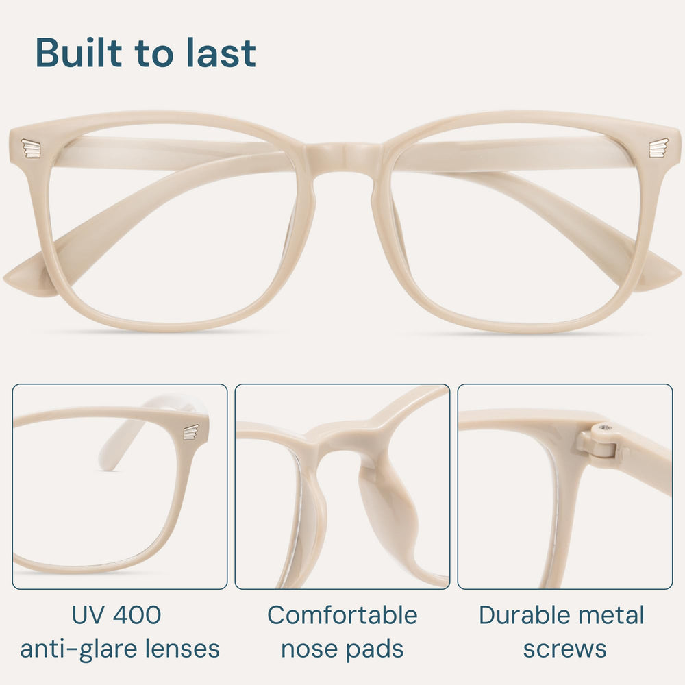 Gaoye durable blue light glasses with clarity-enhancing lenses