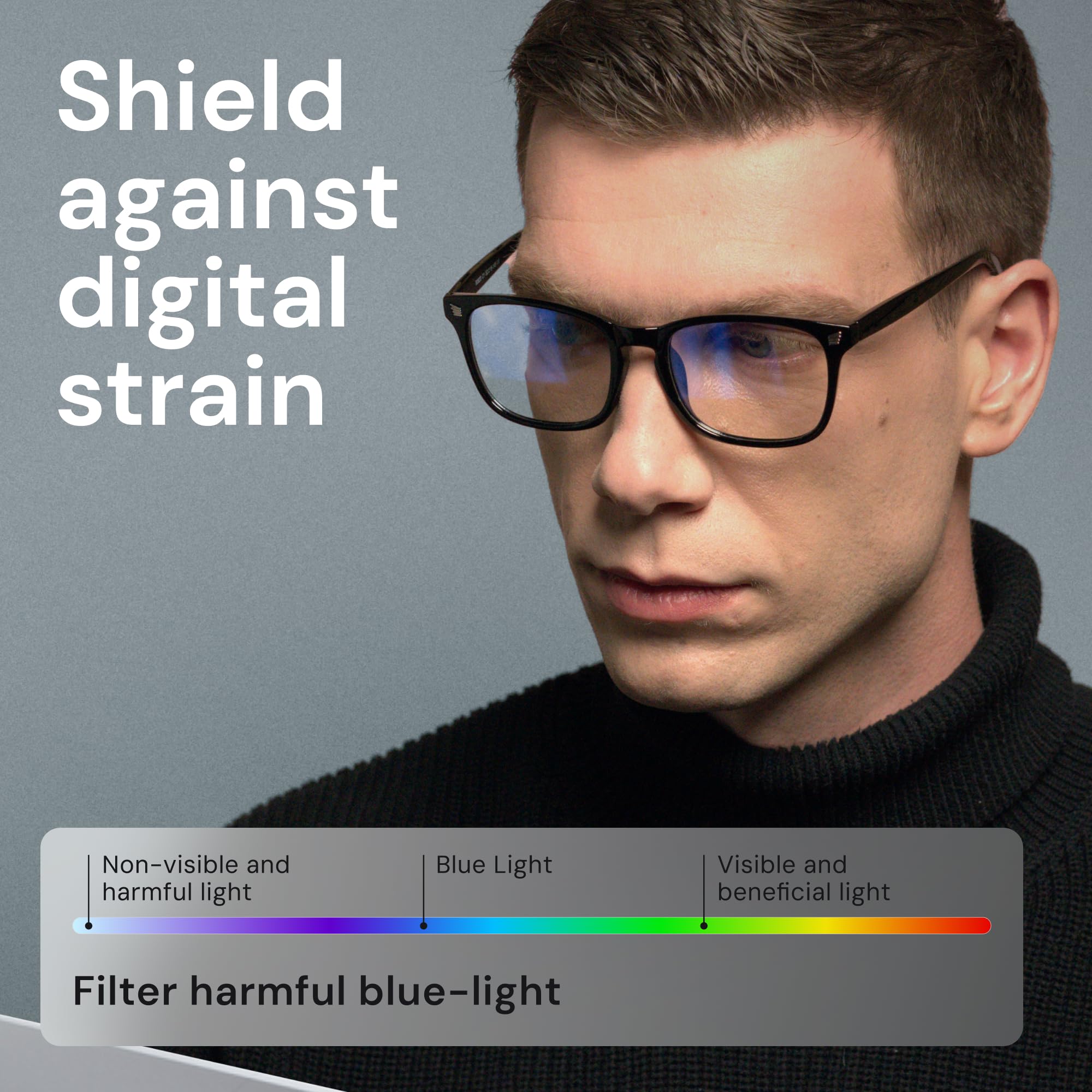 Gaoye fashion square blue light blockers for a modern look.