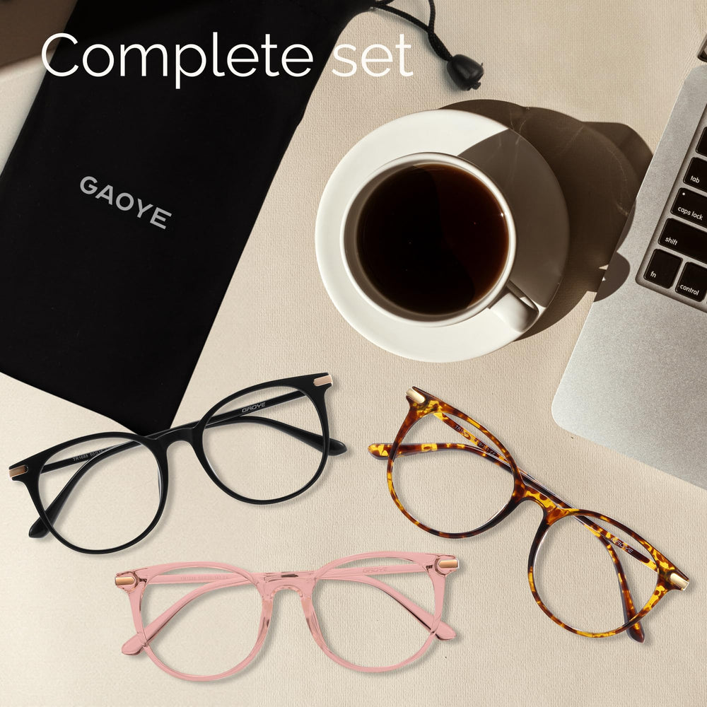 Gaoye gift-ready blue light glasses packaging, ideal for gifting.