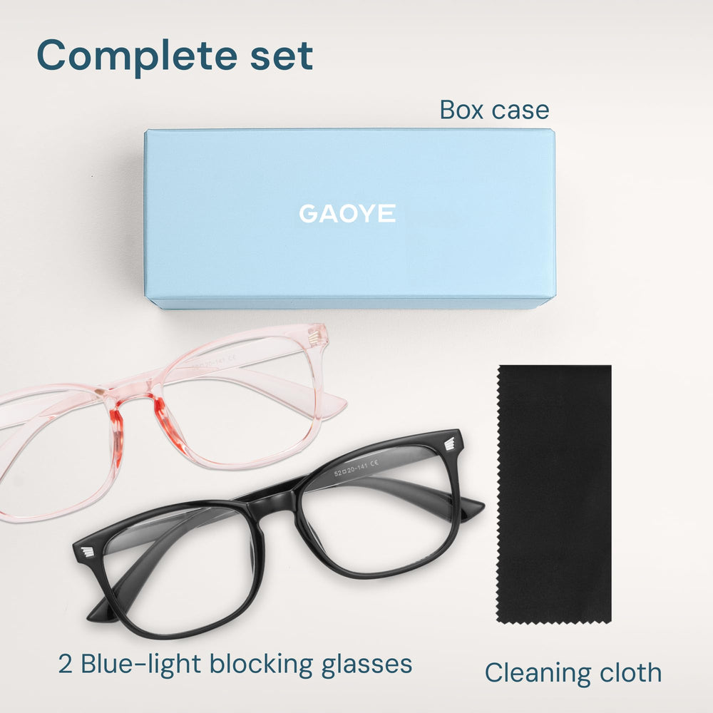 Gaoye HD lenses with anti-reflective finish enhance color clarity.
