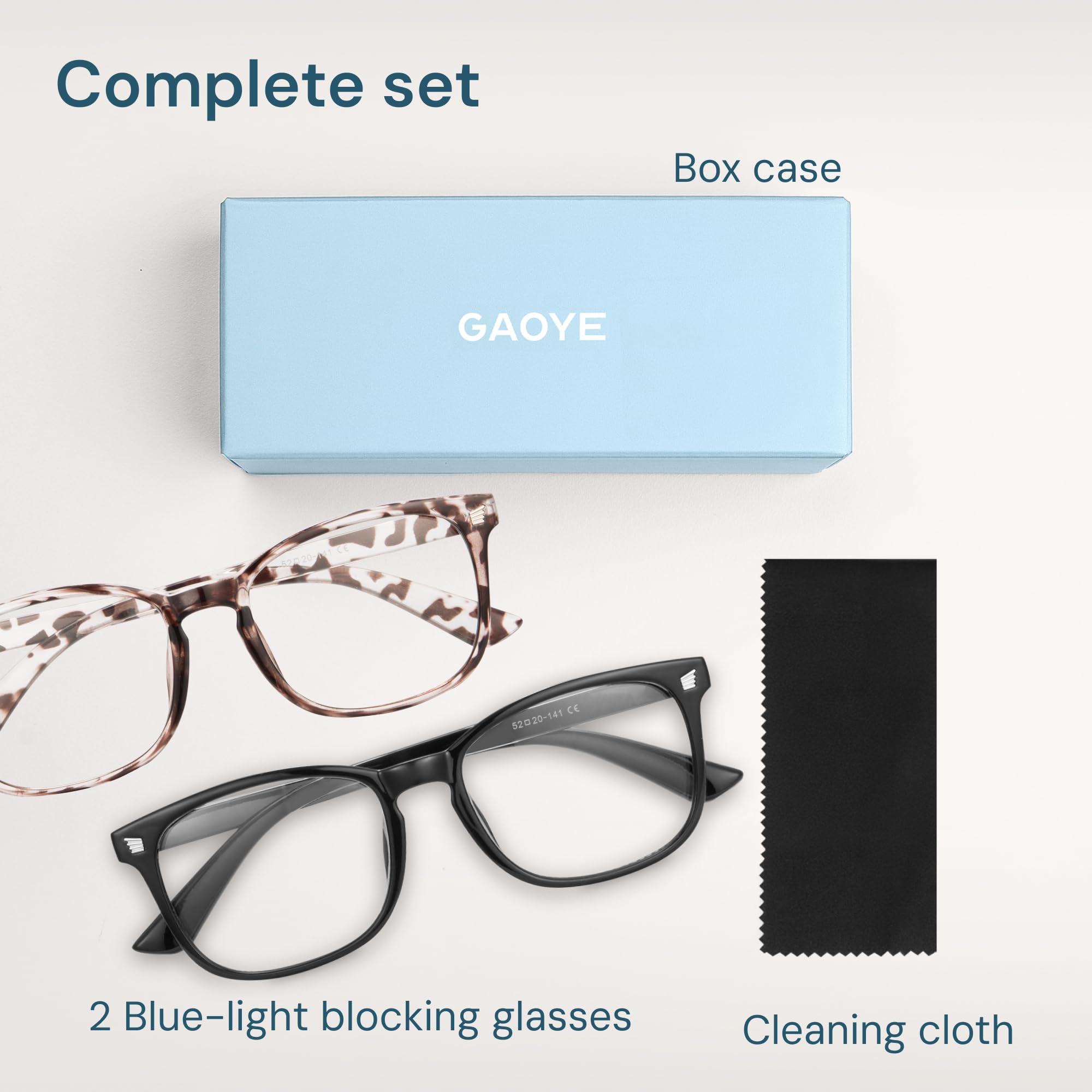 Gaoye eye-friendly design reduces glare during late-night screen use.