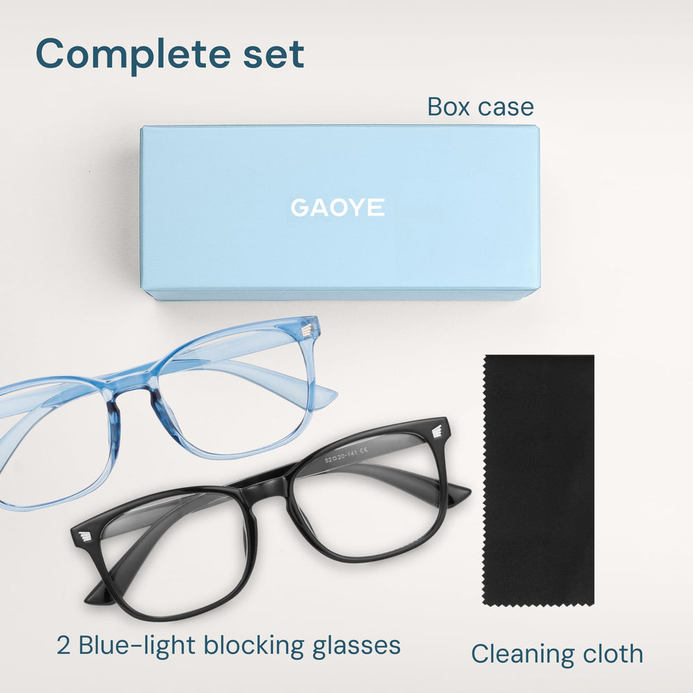 Gaoye blue light blocking glasses risk-free purchase with responsive support
