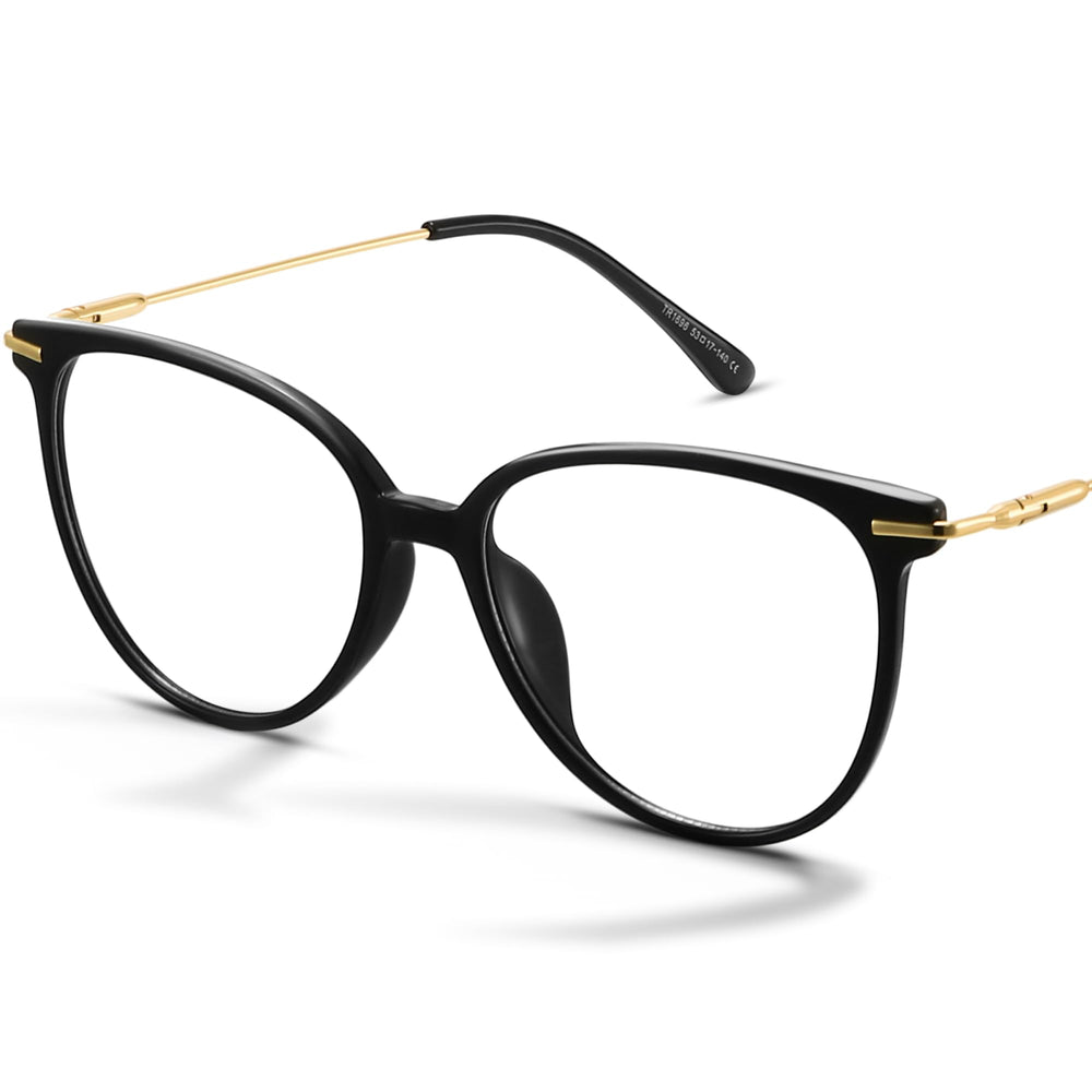 Gaoye blue light blocking glasses with round TR90 frame for screen protection and comfort.
