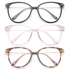 Gaoye blue light blocking glasses with round TR90 frame for screen comfort
