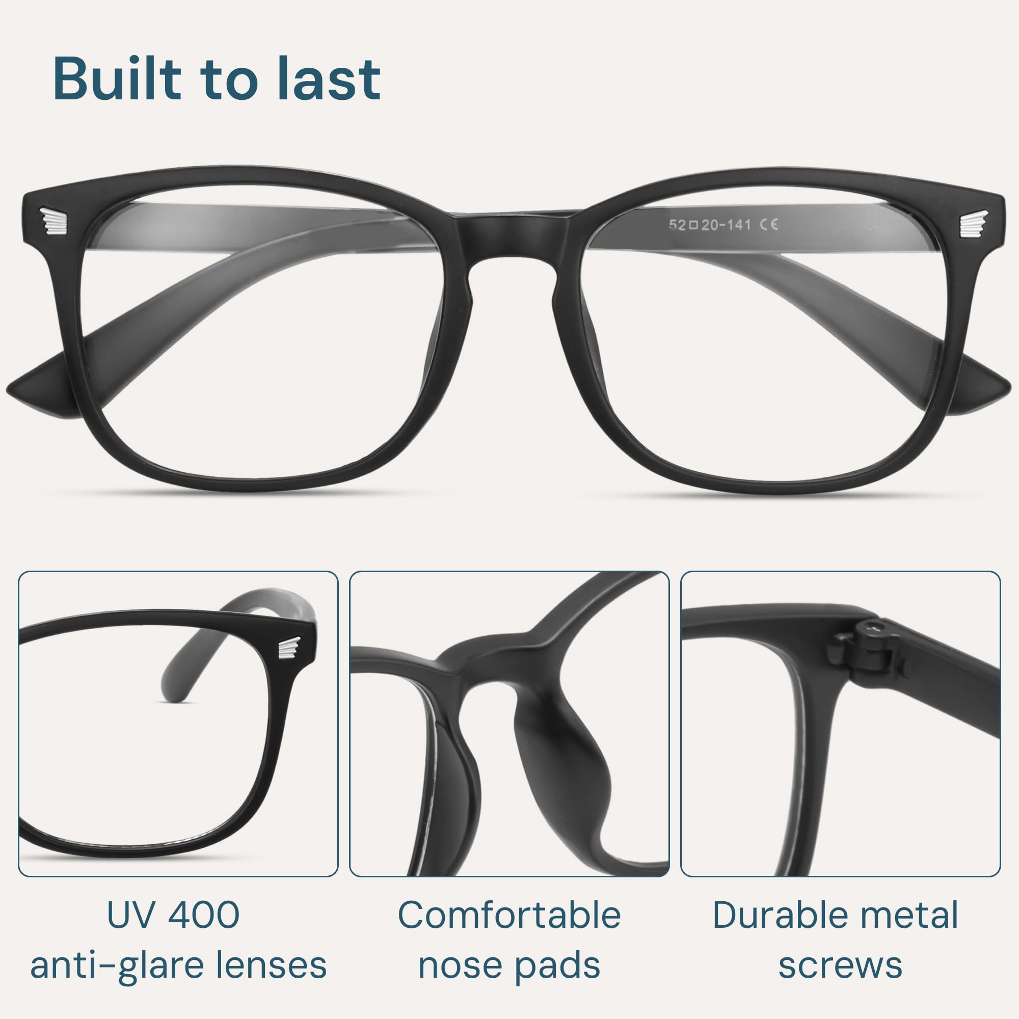 Gaoye fashion square frames suited for work and gaming