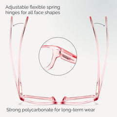 Gaoye blue light filtering lenses close-up for reduced eye strain