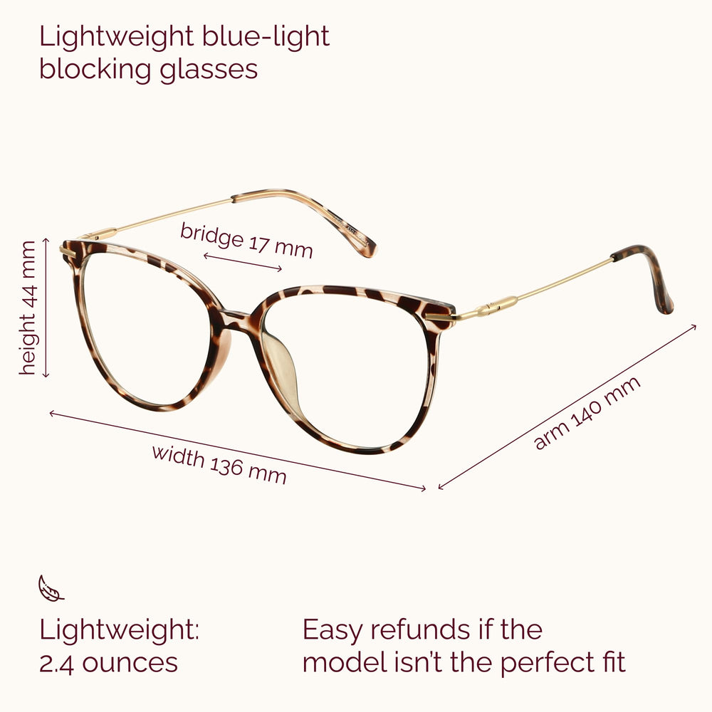 Gaoye blue light glasses amber-tinted lens reduces glare while near screens.