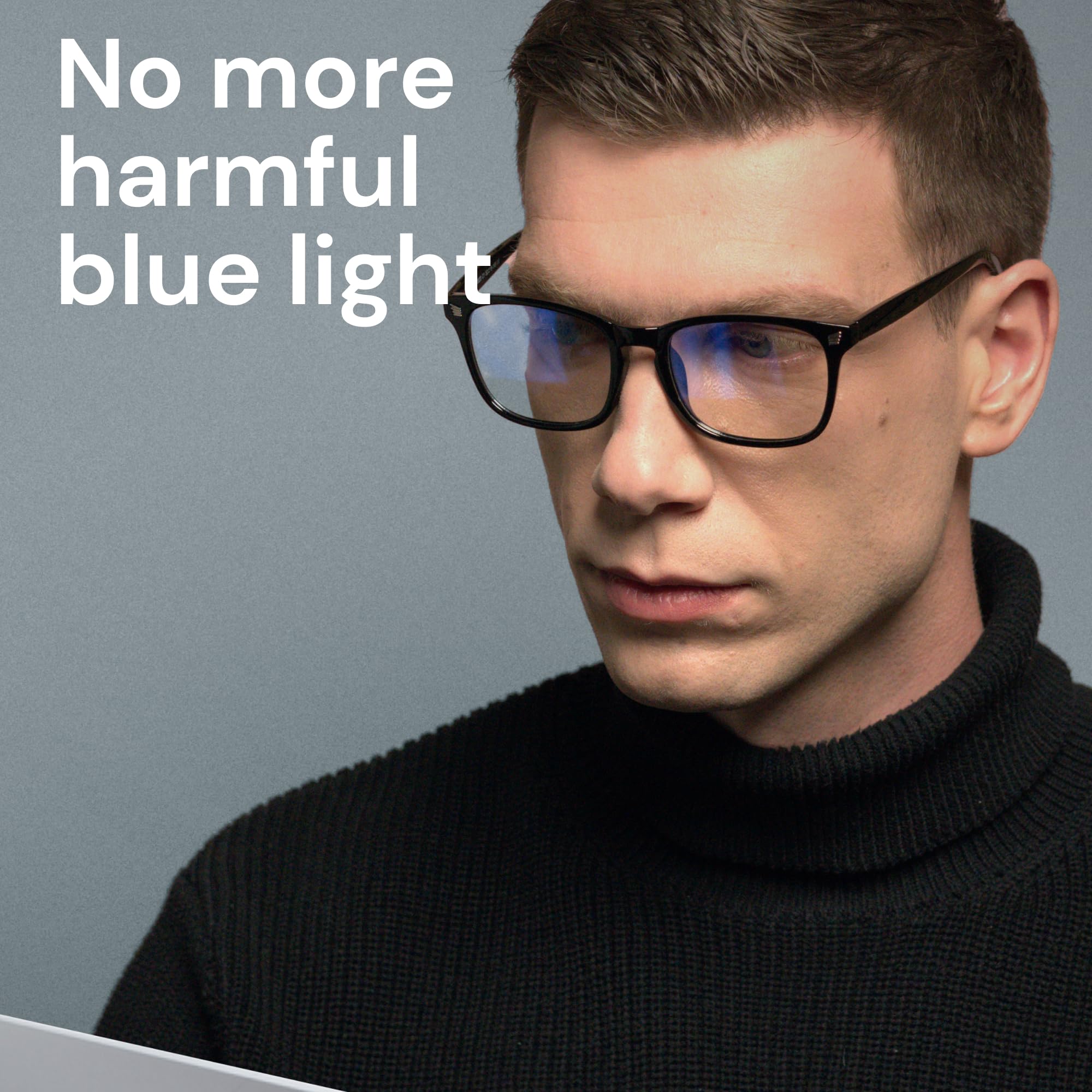 Gaoye blue light glasses with anti-glare lenses for screen clarity