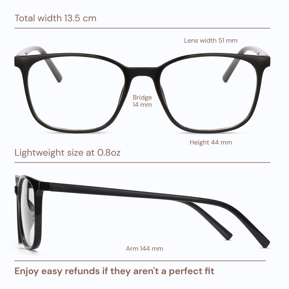 Gaoye blue light glasses with anti-reflective lenses reduce screen glare.