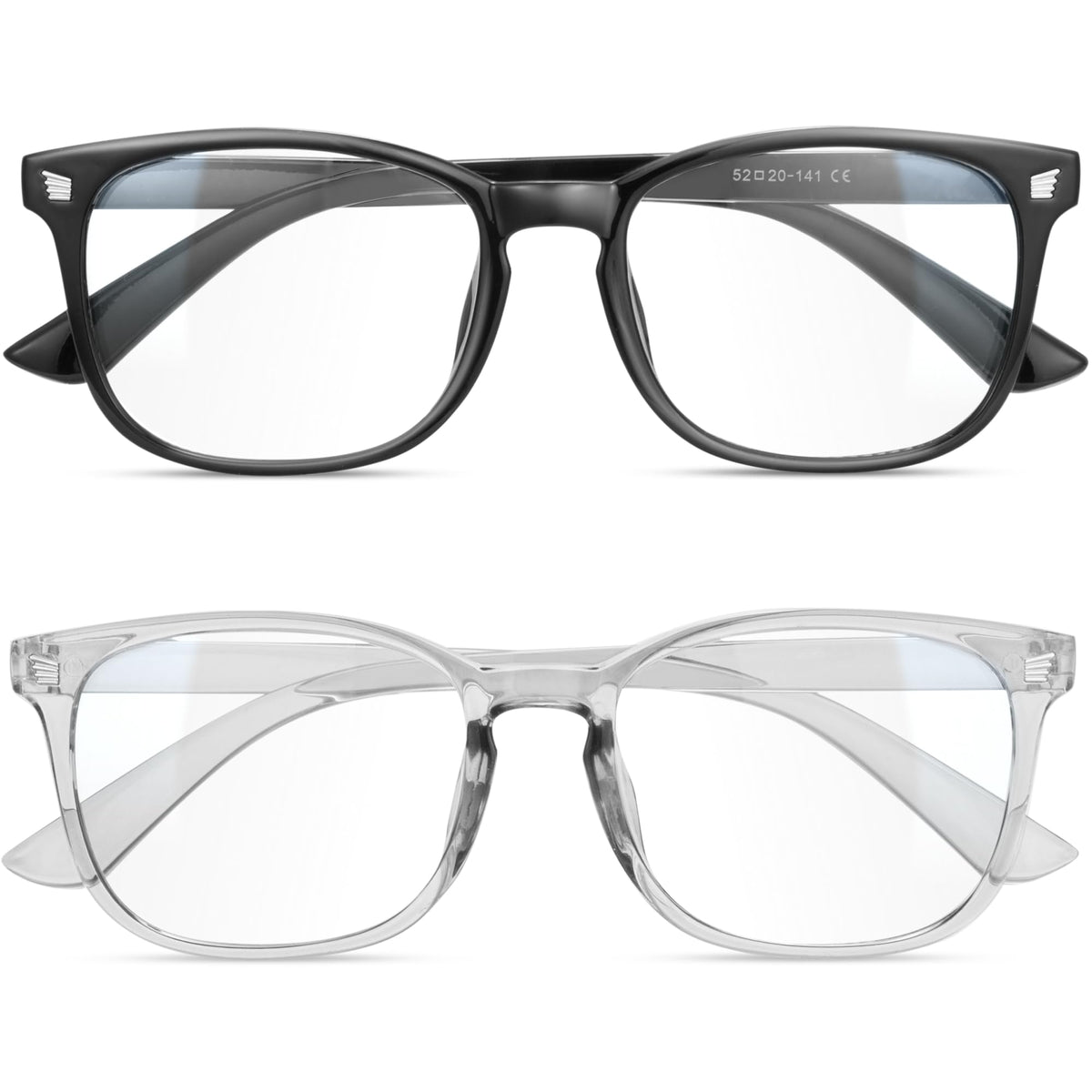 Gaoye blue light glasses front view showing lightweight frame for daily wear