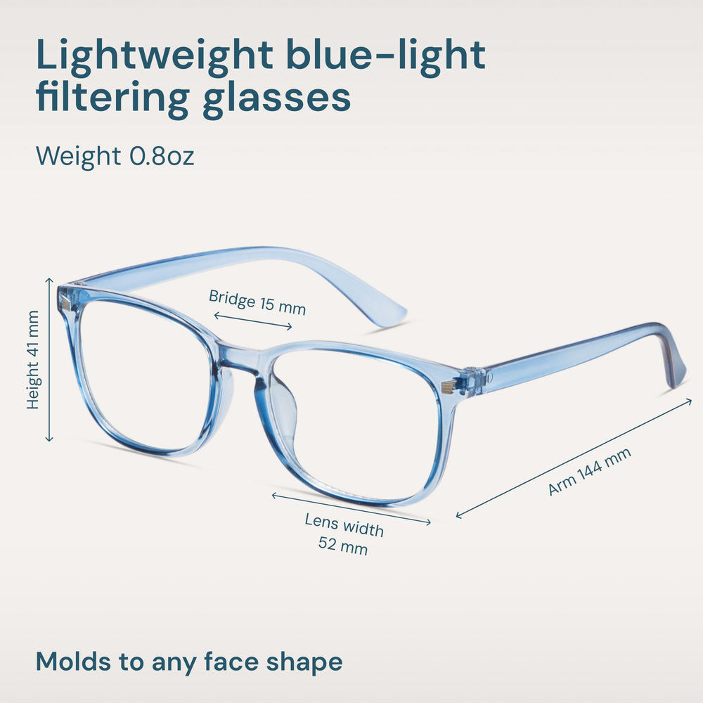Gaoye lenses with anti-reflective coating for crisper on-screen colors.