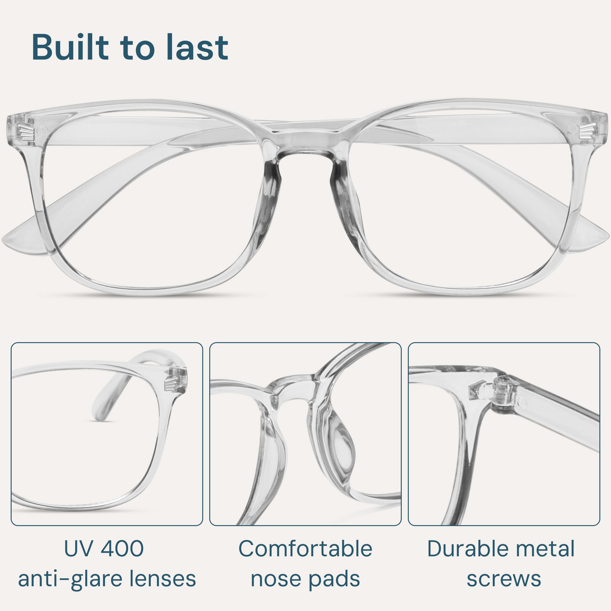 Gaoye blue light glasses packaging and protective case included
