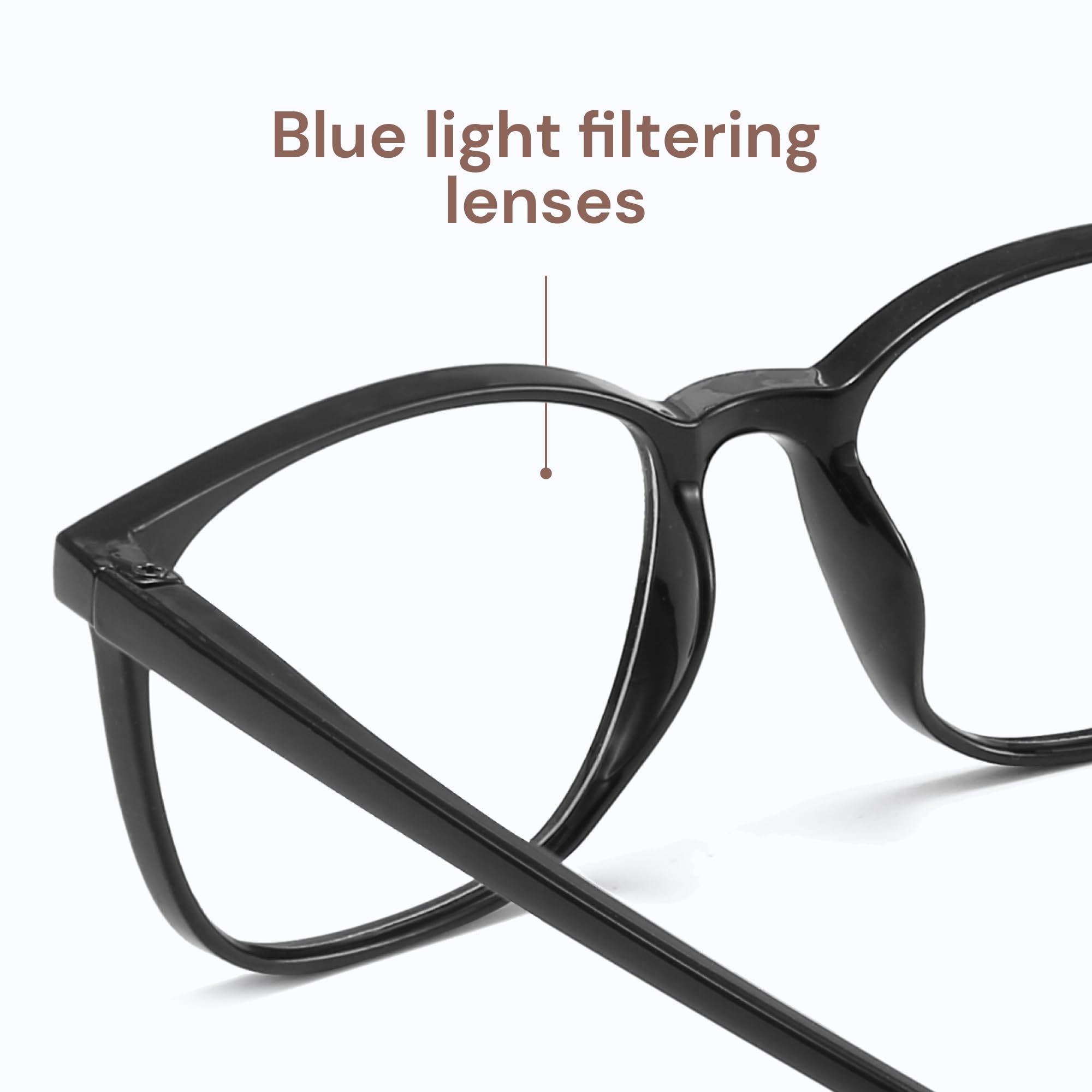 Gaoye blue light glasses with replaceable lenses for prescription needs