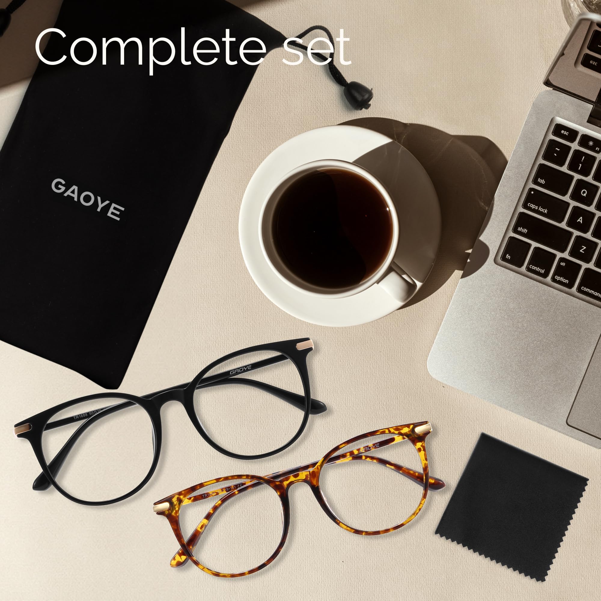 Gaoye retro round eyewear complements both work and casual outfits.