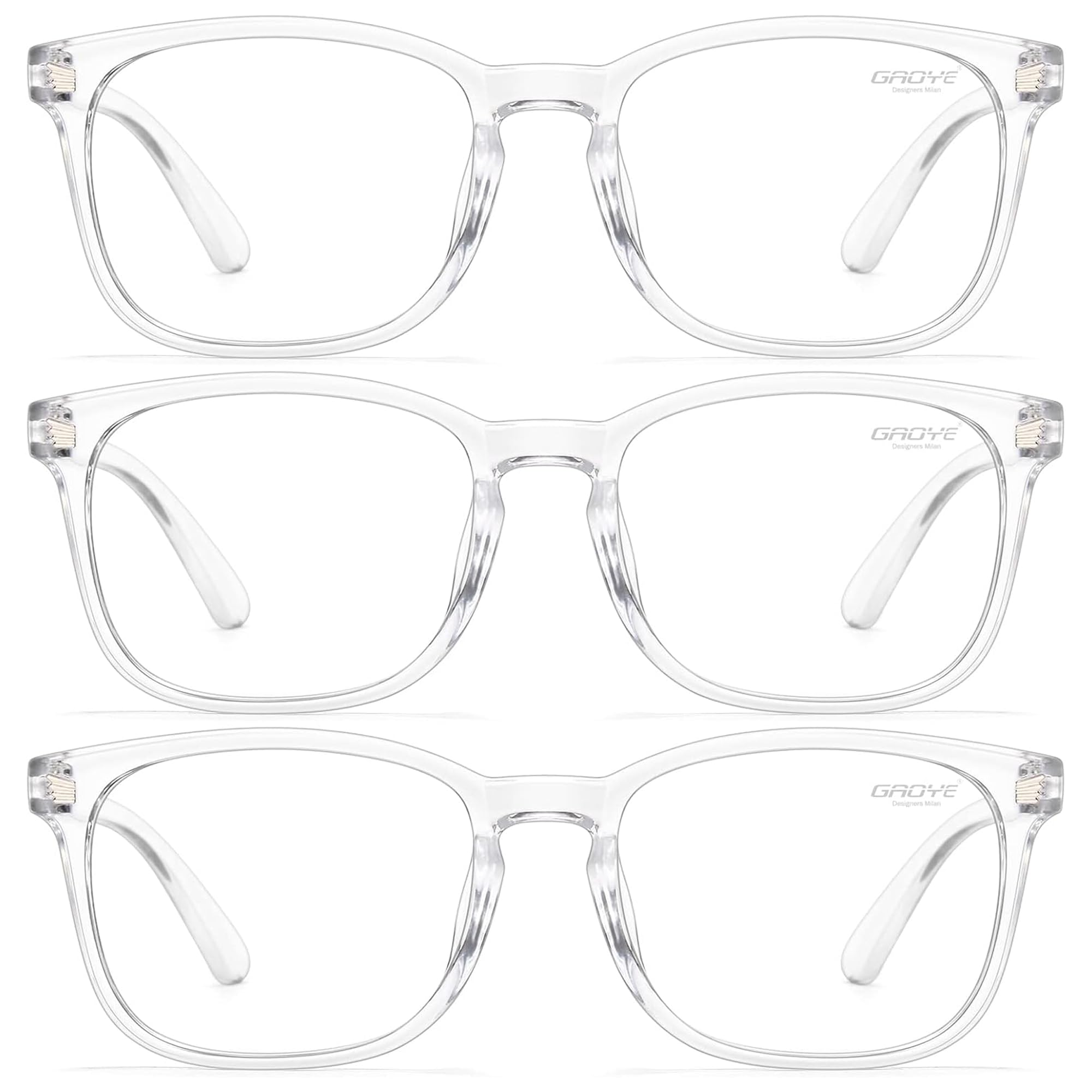 Gaoye blue light glasses front view for women showing stylish frame and comfortable fit.