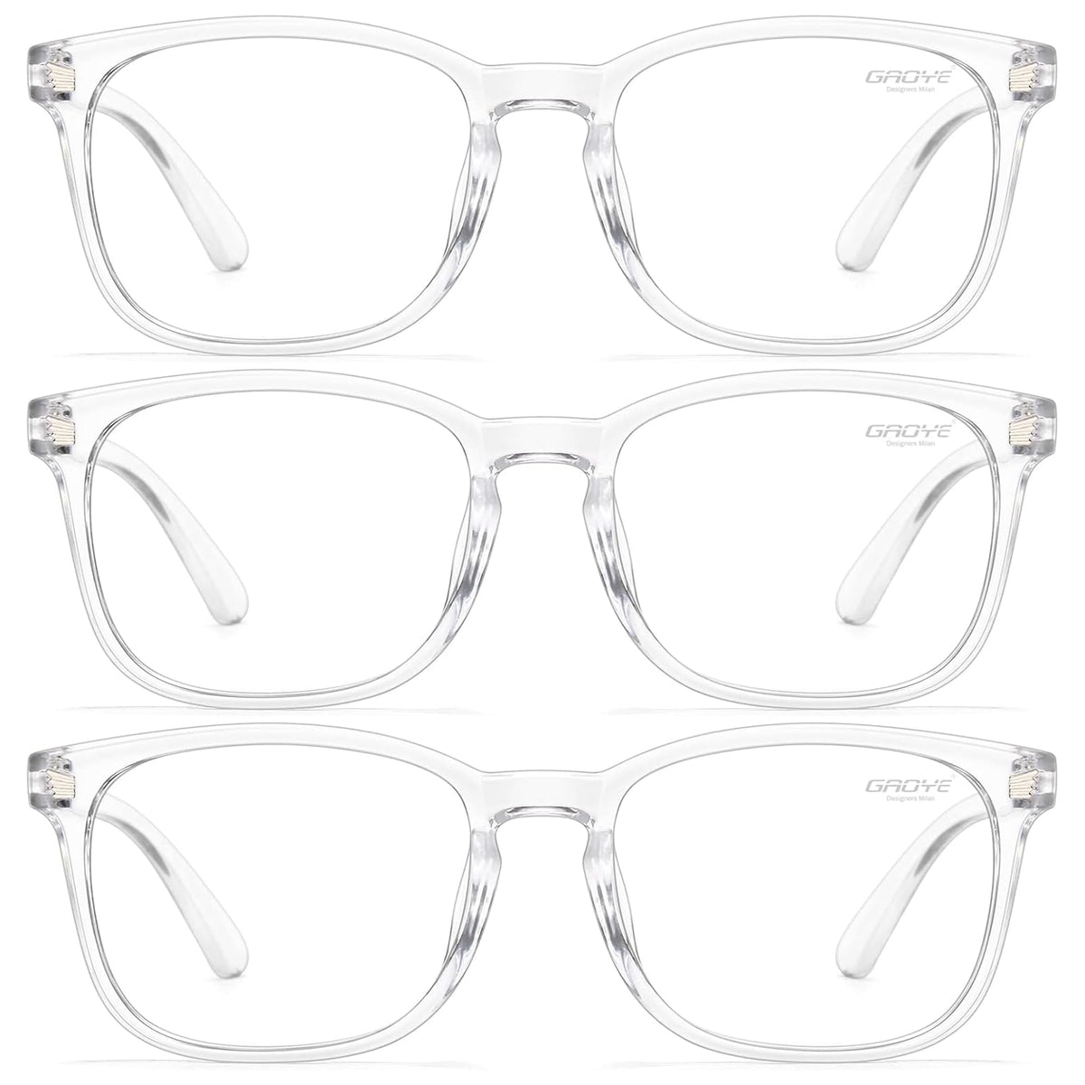 Gaoye blue light glasses front view for women showing stylish frame and comfortable fit.