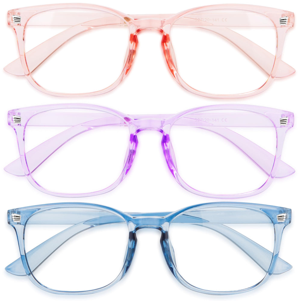 Gaoye blue light glasses for women, face-on view, reduces screen glare.