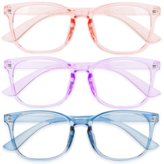 Gaoye blue light glasses for women, face-on view, reduces screen glare.