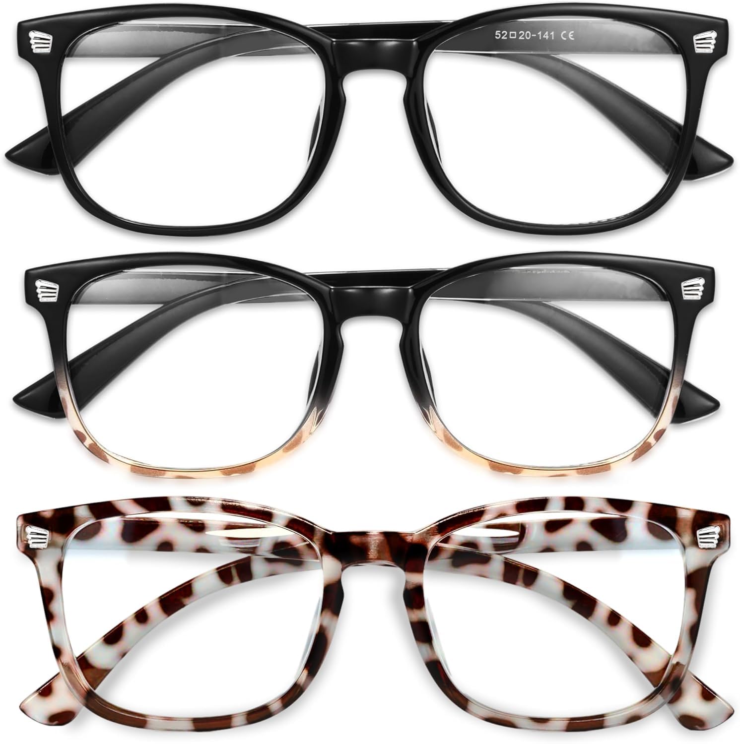 Gaoye blue light glasses for women frame close-up showing lightweight design