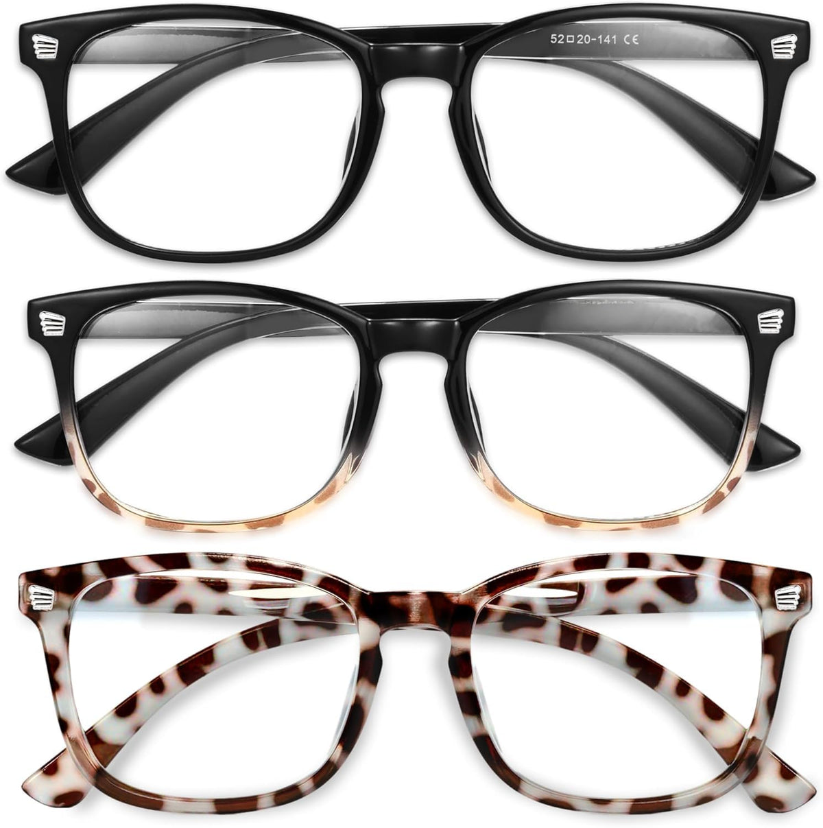 Gaoye blue light glasses for women frame close-up showing lightweight design