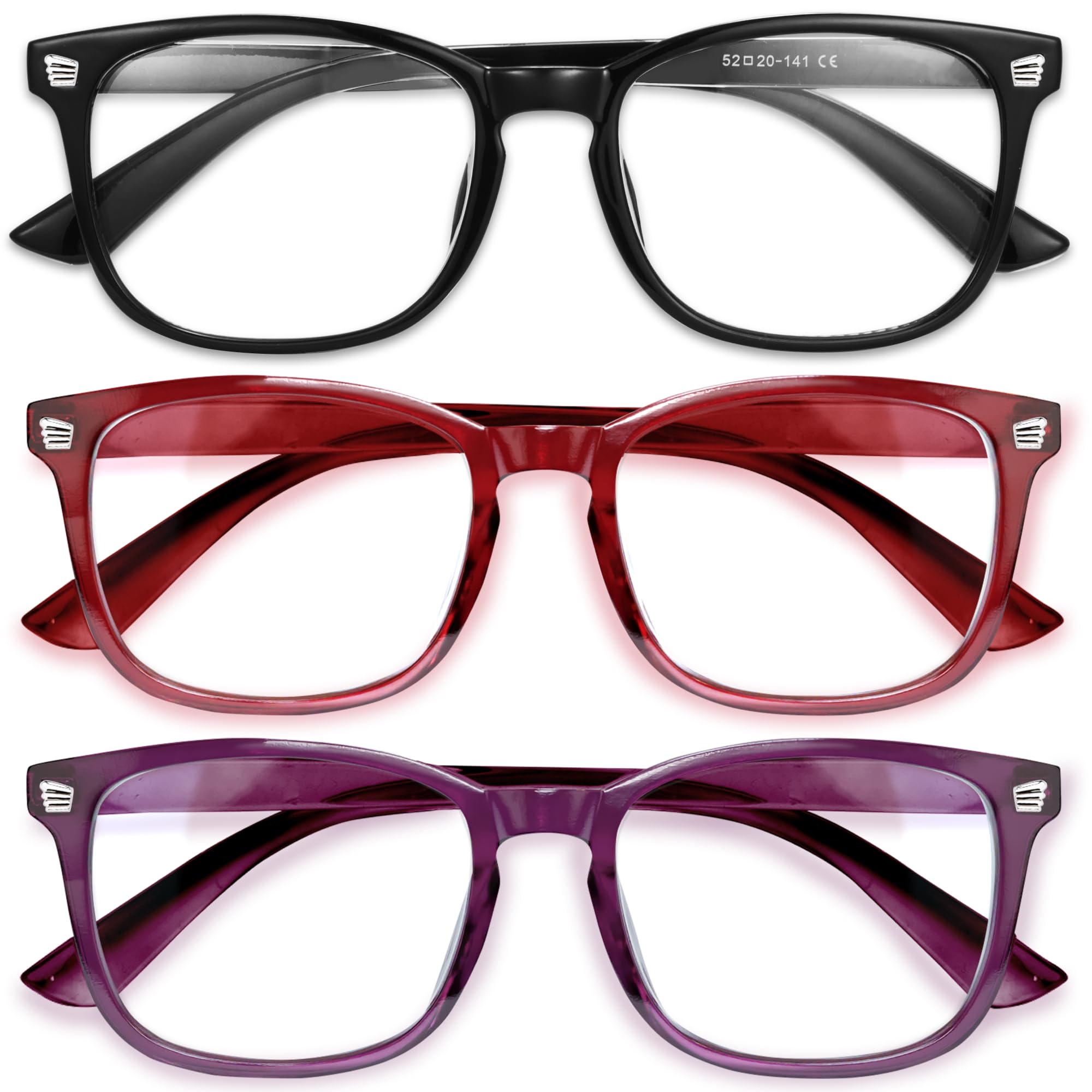 Gaoye women's blue light glasses front view reducing screen glare for comfort