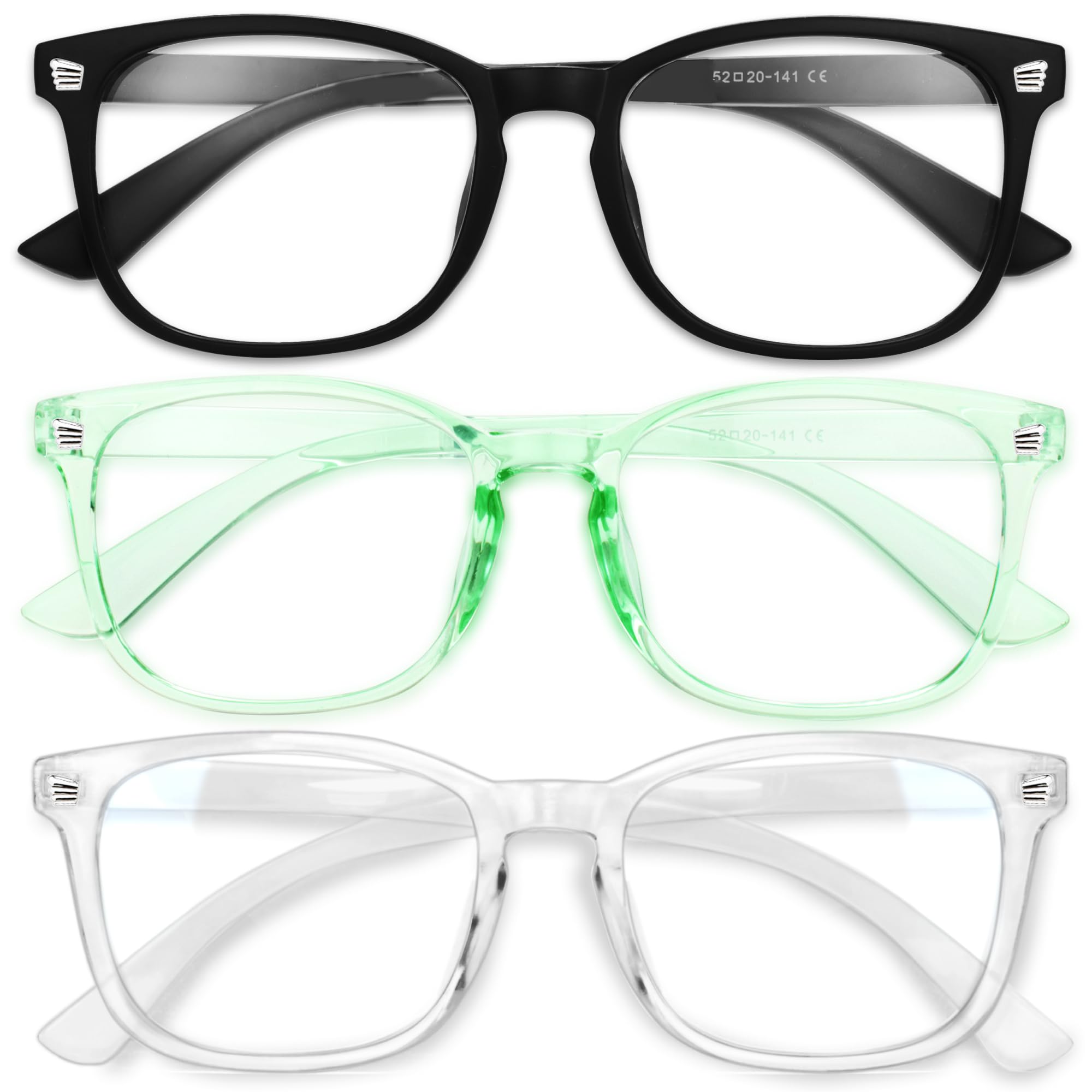 Gaoye blue light glasses for women, front view, stylish protection during screen time.