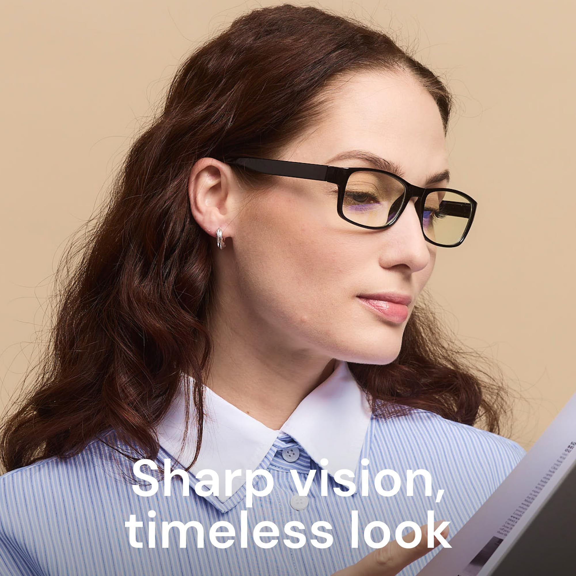 Gaoye blue light protection frames help reduce glare during long computer sessions