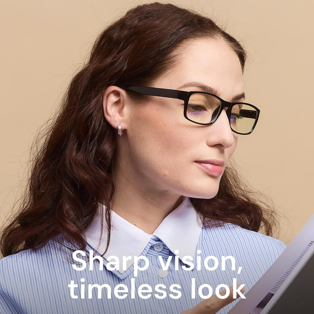 Gaoye blue light protection glasses reducing screen glare during work sessions.