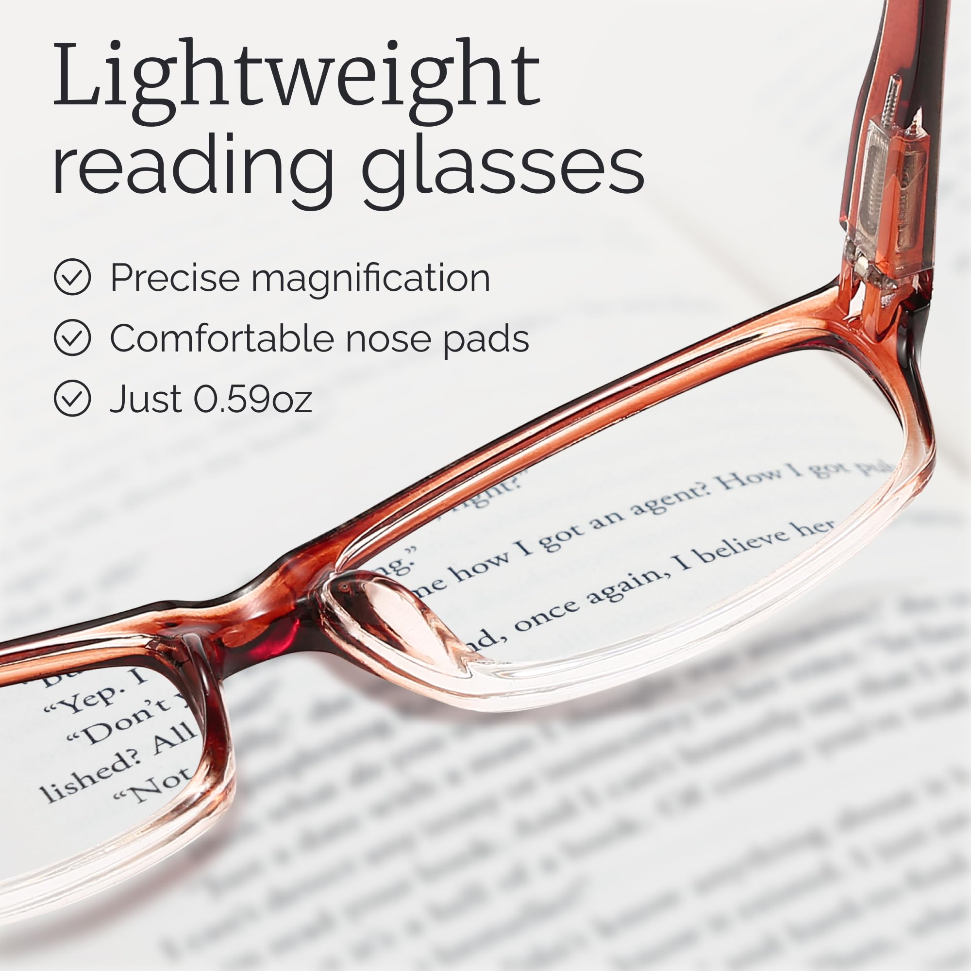 Gaoye blue light reading glasses with UV400 protection reduces glare.