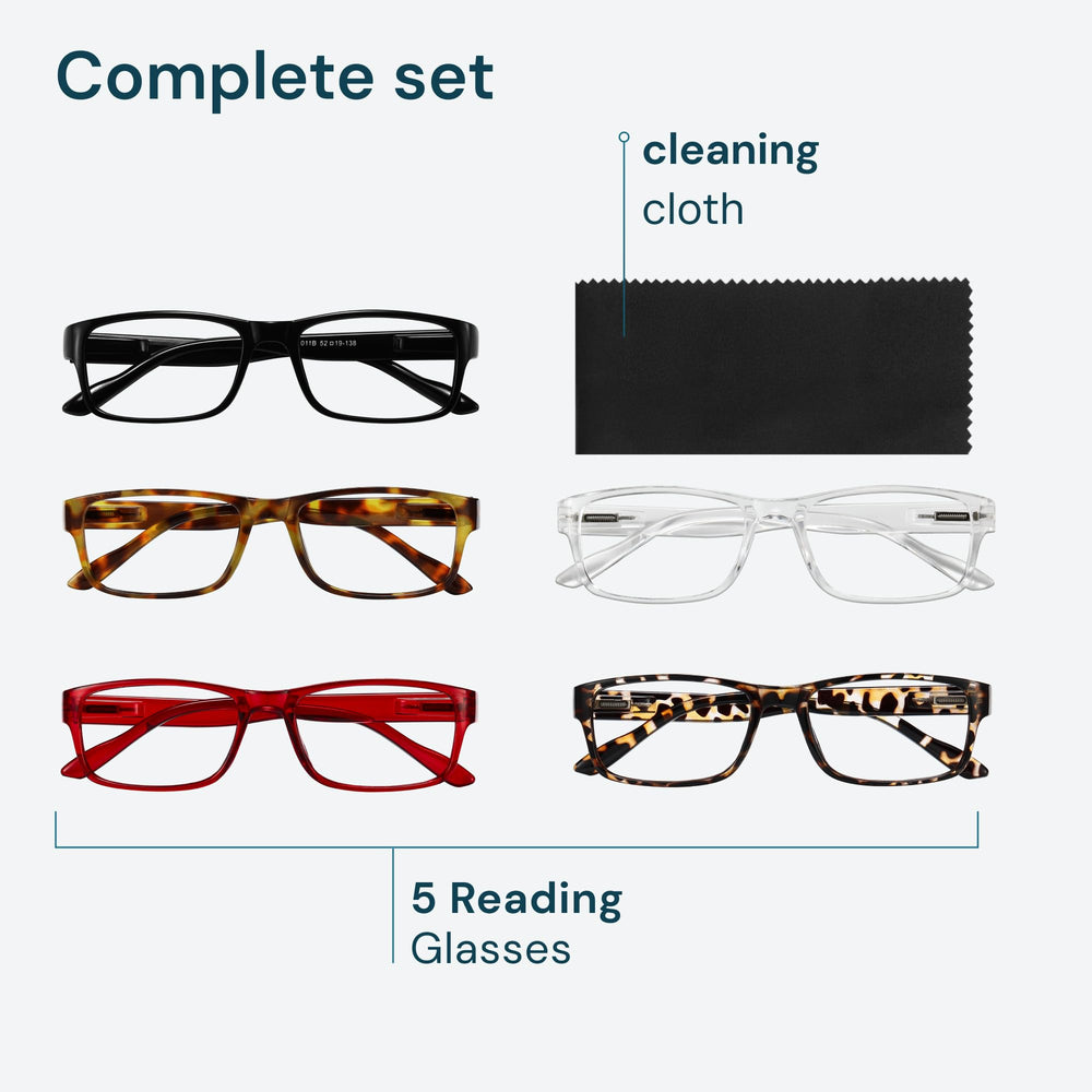 Gaoye ergonomic reading glasses designed for long, comfortable use