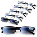 Gaoye 6-Pack Executive Style Reading Glasses for Men – Durable TR90 Frames with Blue Light Filtering