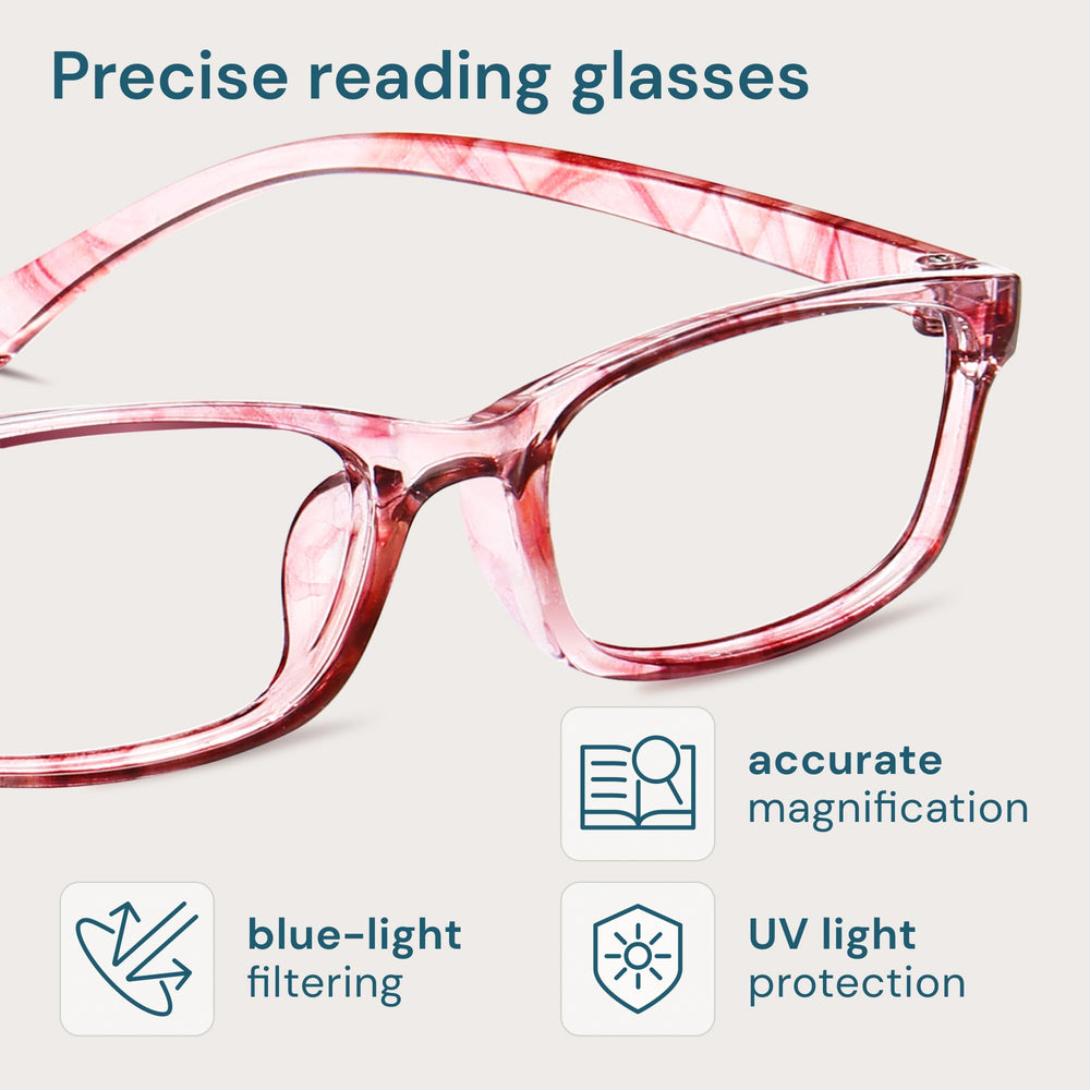 Gaoye lectura mujer lentes bloquean luz azul para pantallas